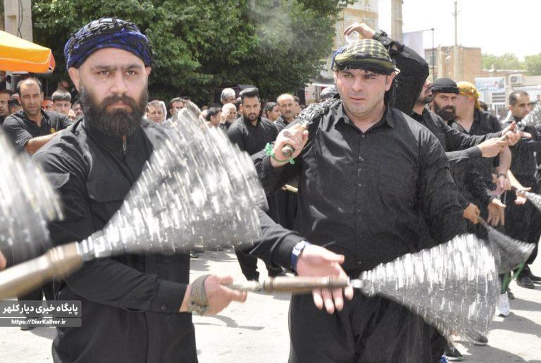 گیلانغربیها در تاسوعای حسینی عزاداری کردند+عکس