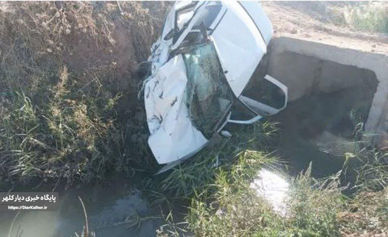 سانحه خودرو امام جمعه شهرستان گیلانغرب+عکس