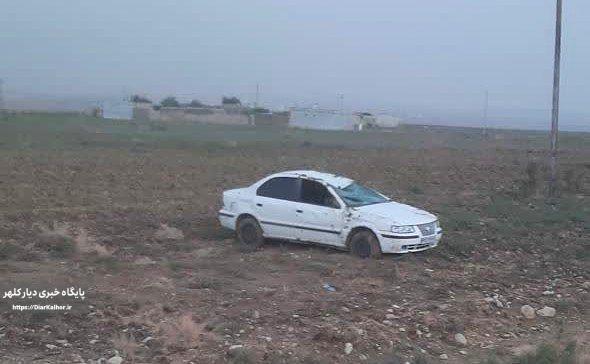 حادثه رانندگی در محور گیلانغرب به قصر شیرین
