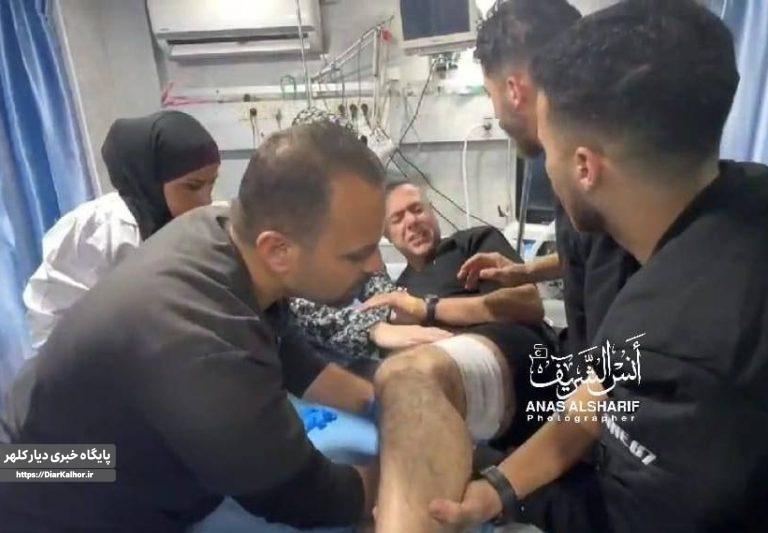 حمله رژیم اسرائیل به بیمارستانی در غزه و زخمی شدن رئیس آن