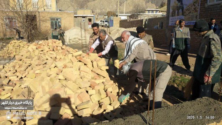 طنین خدمت بسیج در دور افتاده ترین روستاهای گیلانغرب